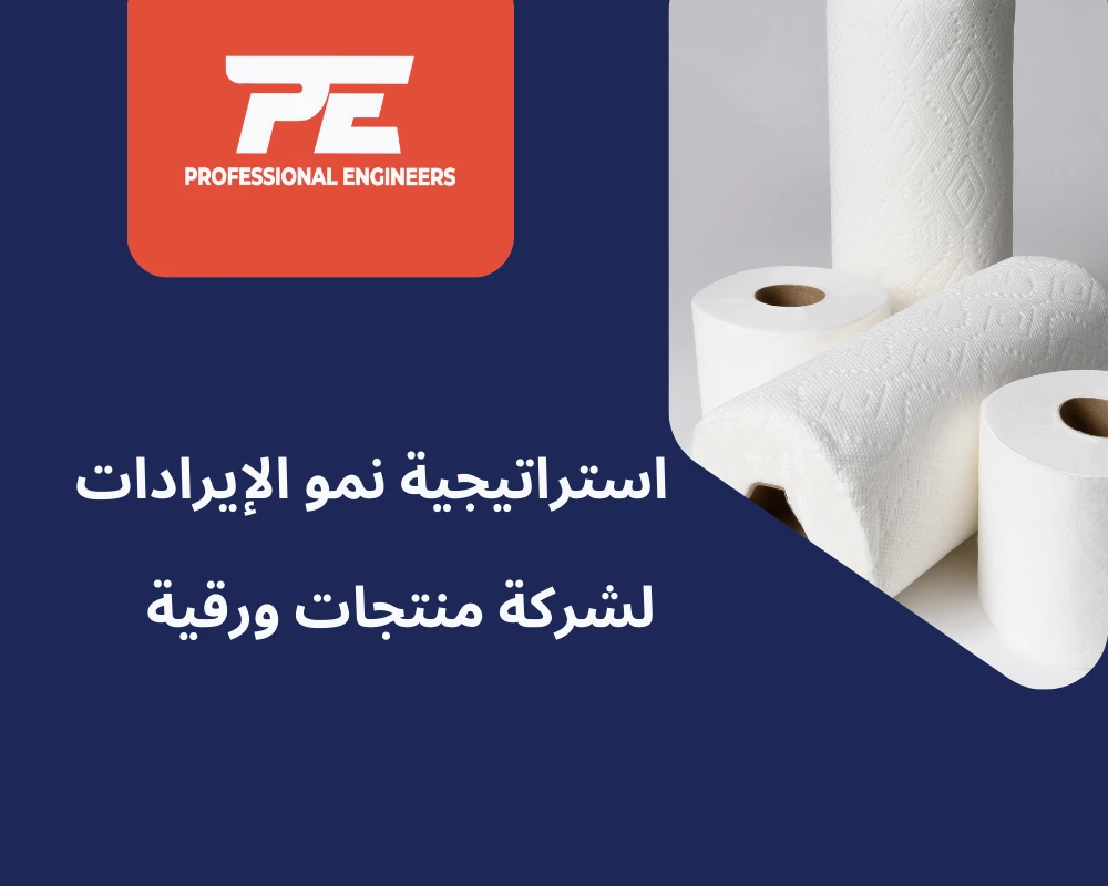 استراتيجية نمو الإيرادات لشركة منتجات ورقية