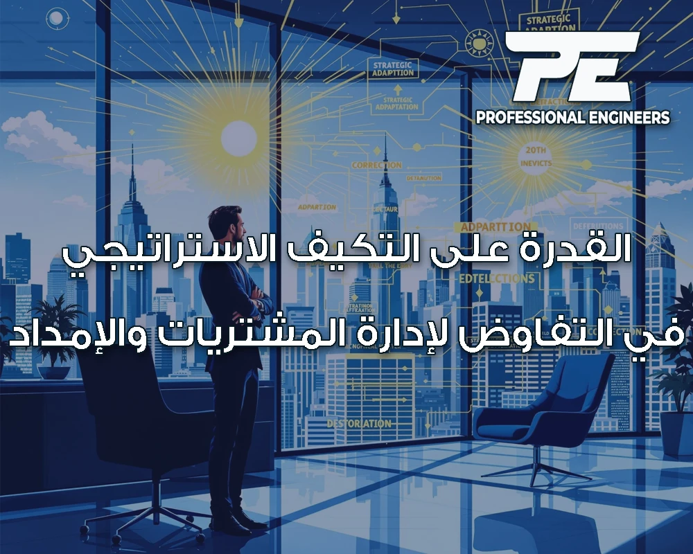 القدرة على التكيف الاستراتيجي في التفاوض لإدارة المشتريات والإمداد