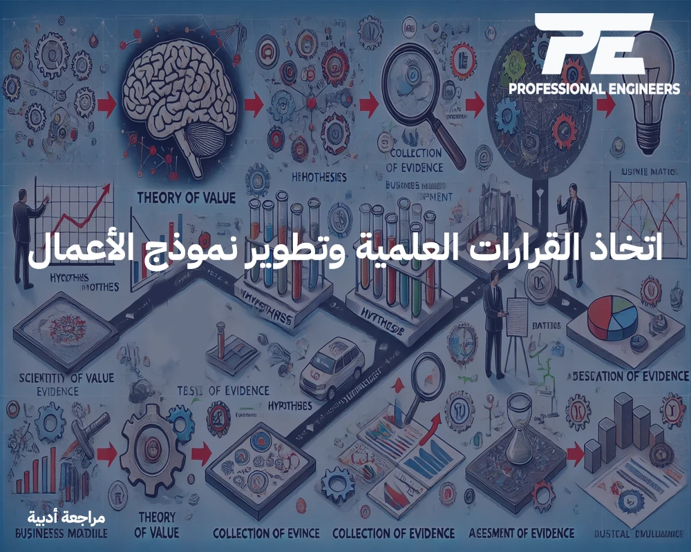 اتخاذ القرارات العلمية وتطوير نموذج الأعمال: مراجعة أدبية